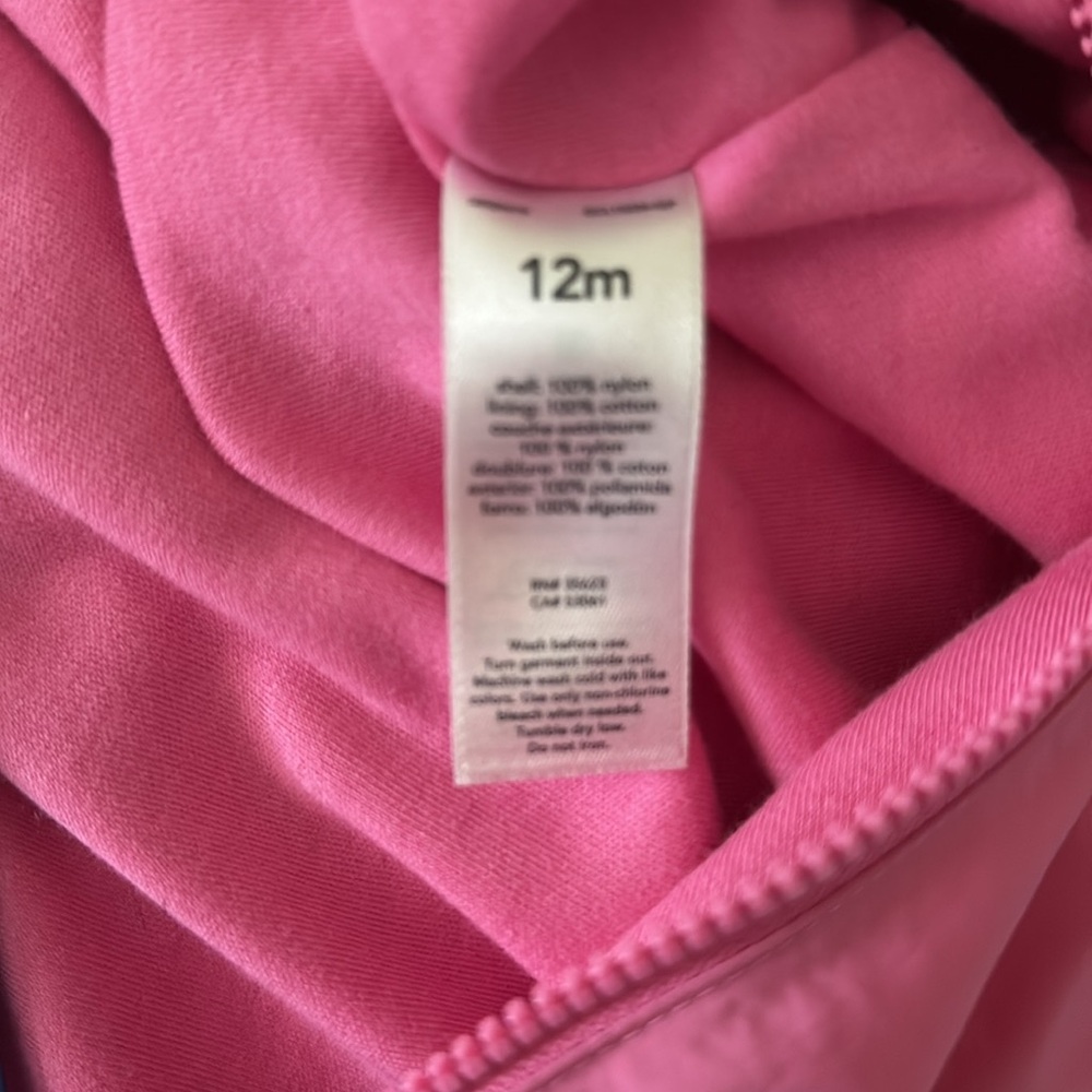 Carter's Pink Ruffle Zip-Up Jacket - Picture 3 of 3